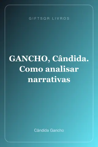 Cover of GANCHO, Cândida. Como analisar narrativas