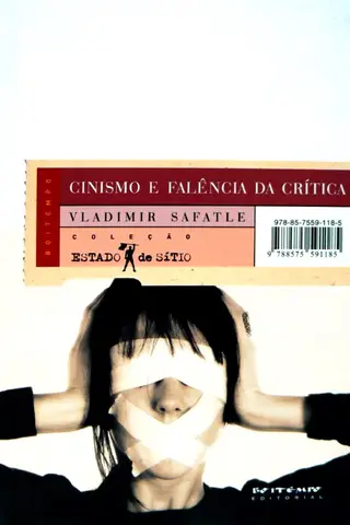 Cover of Cinismo e falência da crítica