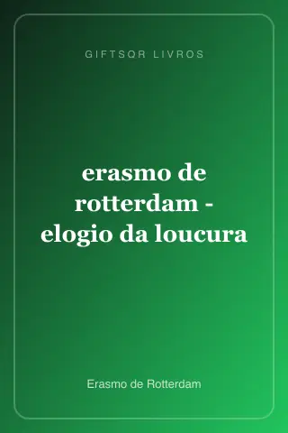 Cover of erasmo de rotterdam - elogio da loucura