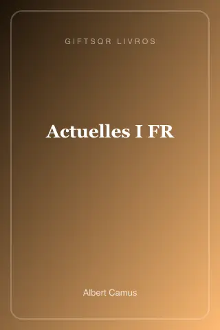 Cover of Actuelles I FR