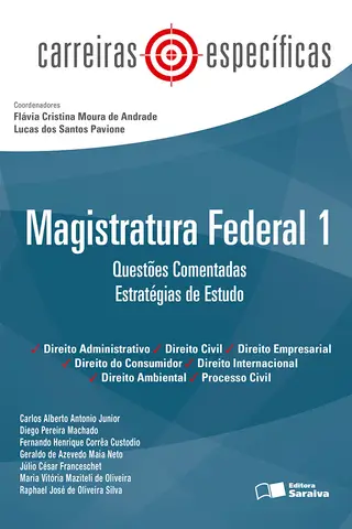 Cover of Carreiras Específicas - Magistratura Federal 1 - Questões Comentadas - Estratégias de Estudos