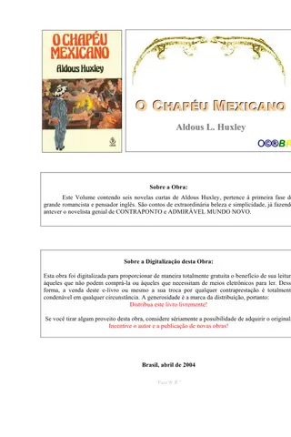 Cover of Chapéu Mexicano