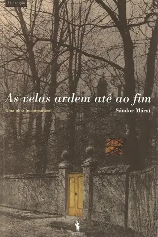 Cover of As velas ardem até ao fim