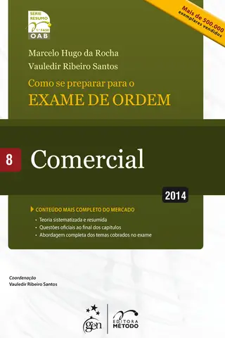Cover of Série Resumo 1ª Fase OAB - Comercial - Vol. 08