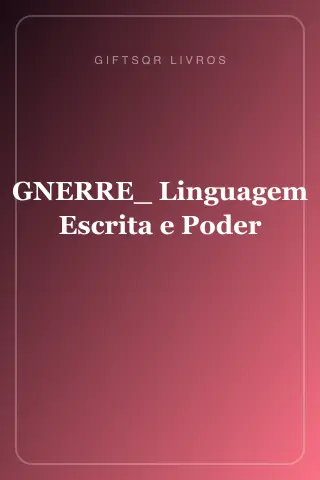 Cover of GNERRE_ Linguagem Escrita e Poder