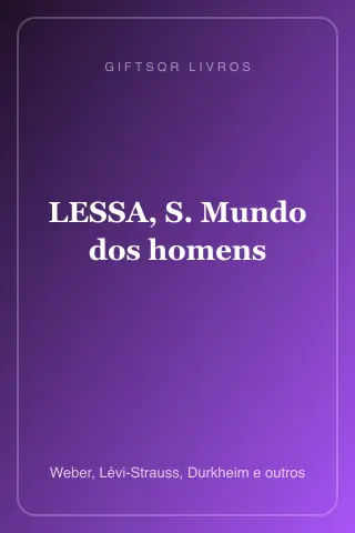 Cover of LESSA, S. Mundo dos homens