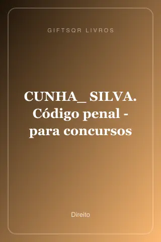 Cover of CUNHA_ SILVA. Código penal - para concursos