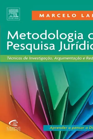 Cover of Metodologia da pesquisa jurídica técnicas de investigação, argumentação e redação
