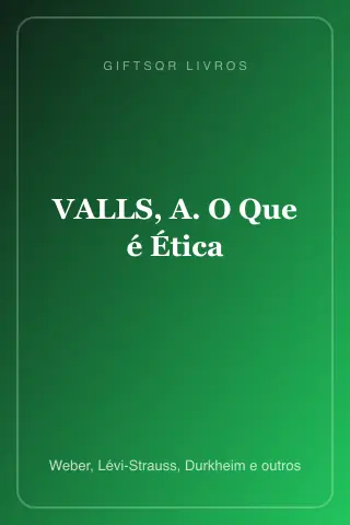 Cover of VALLS, A. O Que é Ética