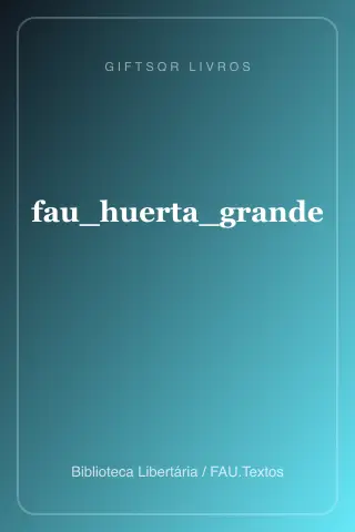 Cover of fau_huerta_grande