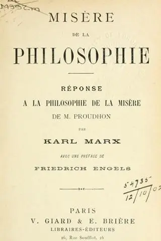 Cover of proudhon-filosofia-da-miseria