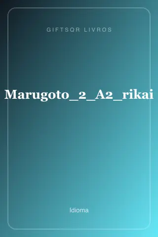 Cover of Marugoto_2_A2_rikai