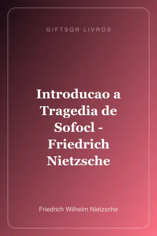 Cover of Introducao a Tragedia de Sofocl - Friedrich Nietzsche