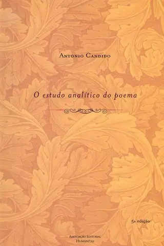 Cover of O Estudo Analítico Do Poema