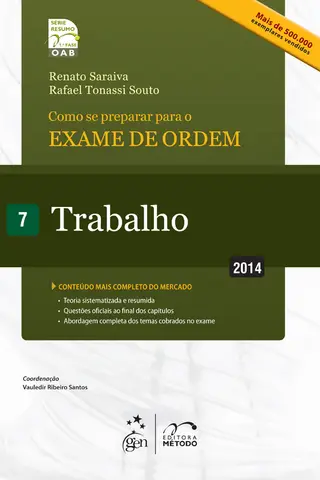 Cover of Série Resumo 1ª Fase OAB - Trabalho - Vol. 07
