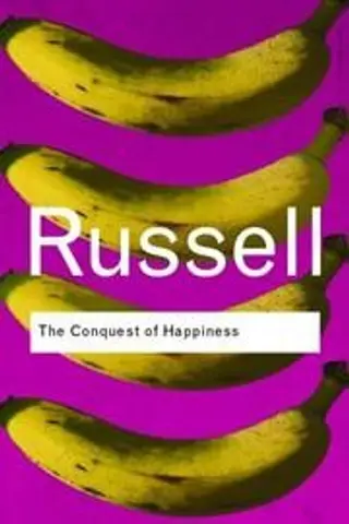 Cover of RUSSELL, Bertrand. The conquest of happiness