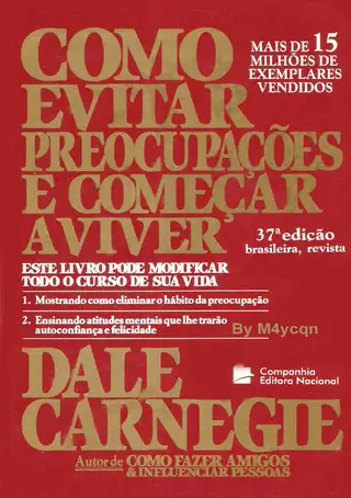 Cover of Como Evitar Preocupações e Começar a Viver