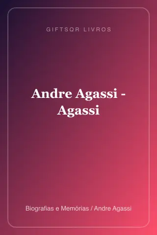 Capa de Andre Agassi - Agassi