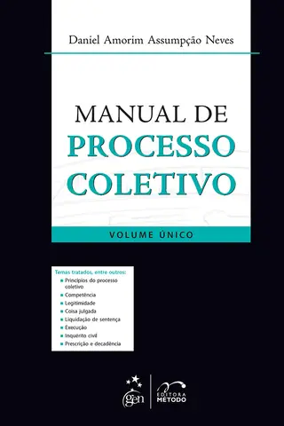 Cover of Manual de Processo Coletivo - Volume Único