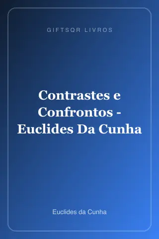 Cover of Contrastes e Confrontos - Euclides Da Cunha