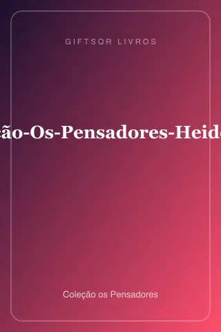 Cover of Coleção-Os-Pensadores-Heidegger