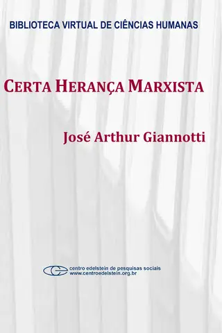 Cover of Certa Herança Marxista
