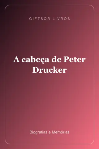 Cover of A cabeça de Peter Drucker