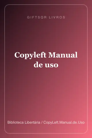 Cover of Copyleft Manual de uso
