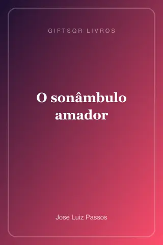 Cover of O sonâmbulo amador