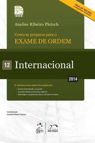 Cover of Série Resumo - OAB - Como se Preparar para o Exame de Ordem 1ª Fase - Internacional - Vol. 12