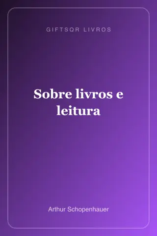 Cover of Sobre livros e leitura
