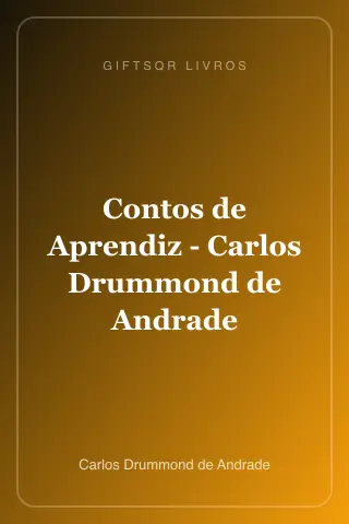 Cover of Contos de Aprendiz - Carlos Drummond de Andrade
