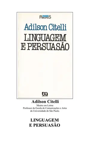 Cover of Linguagem e Persuasão