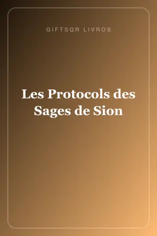 Cover of Les Protocols des Sages de Sion