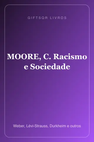 Cover of MOORE, C. Racismo e Sociedade
