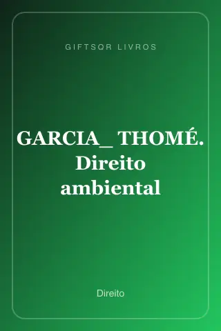 Cover of GARCIA_ THOMÉ. Direito ambiental