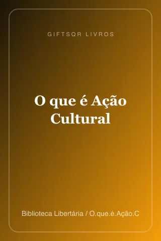 Cover of O que é Ação Cultural