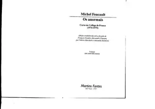 Cover of Os Anormais