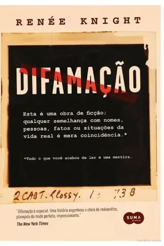 Cover of Difamação