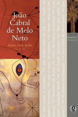 Cover of Melhores Poemas João Cabral de Melo Neto