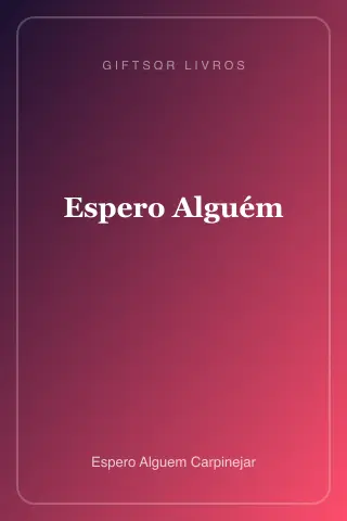 Cover of Espero Alguém