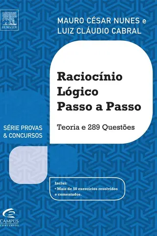 Cover of Raciocínio lógico passo a passo