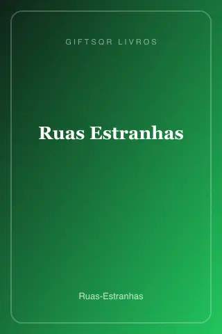 Cover of Ruas Estranhas