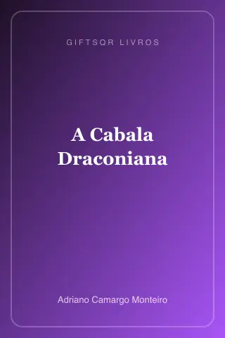 Cover of A Cabala Draconiana - Adriano Camargo Monteiro