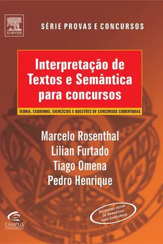 Cover of Interpretação de Textos e Semântica Para Concursos - Série Provas e Concursos