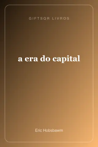 Cover of a era do capital
