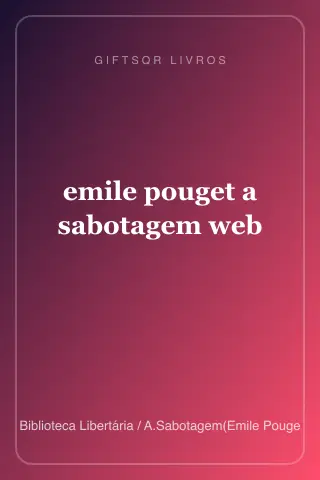 Cover of emile pouget a sabotagem web
