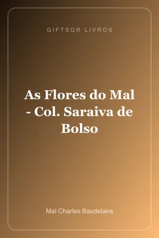 Cover of As Flores do Mal - Col. Saraiva de Bolso