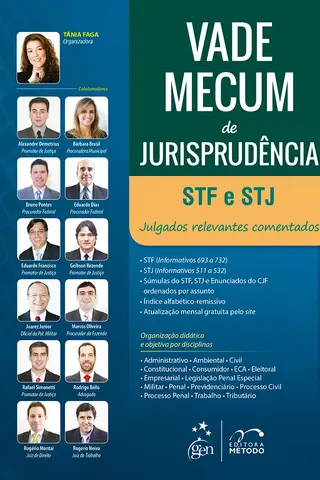 Cover of Vade Mecum de Jurisprudência - STF e STJ Julgados Relevantes Comentados
