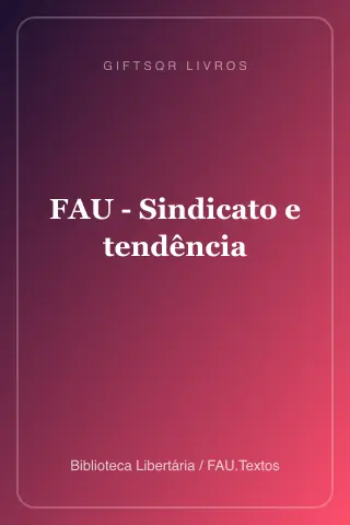 Cover of FAU - Sindicato e tendência